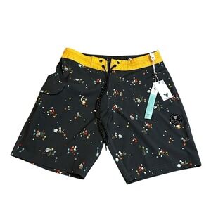 NWT VISSLA Boardshorts Slow Rider 18.5" In Graphite/ Mushroom Size 30